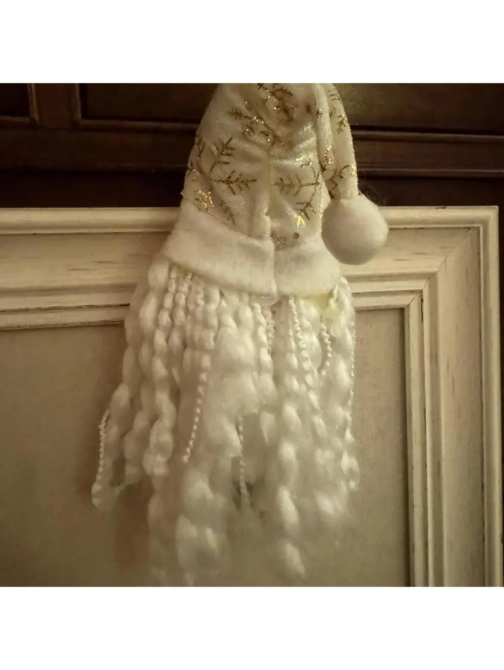 Vintage Santa hanging ornament